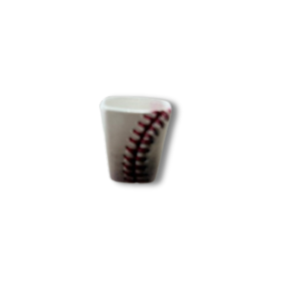 Baseball (Textured Necklace Loop Style) - Mini
