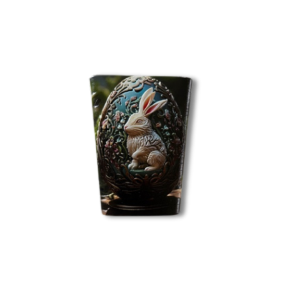 Easter Bunny on Egg (Textured Belt Clip Style) - Shorty Max